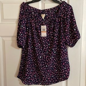 NWT Michael kors off the shoulder blouse